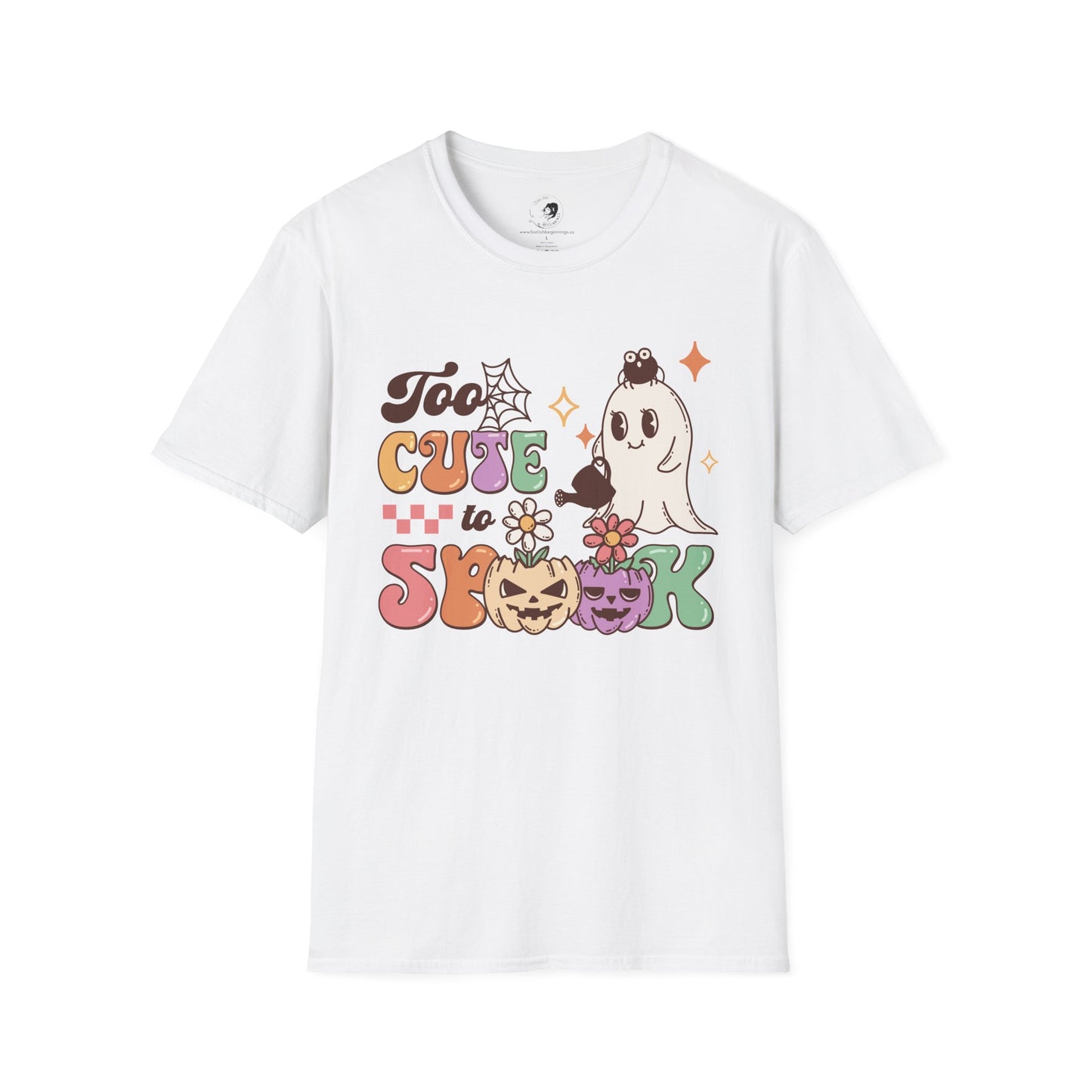 Too Cute To Spook - Unisex Softstyle Shirt for the Soft Spookster