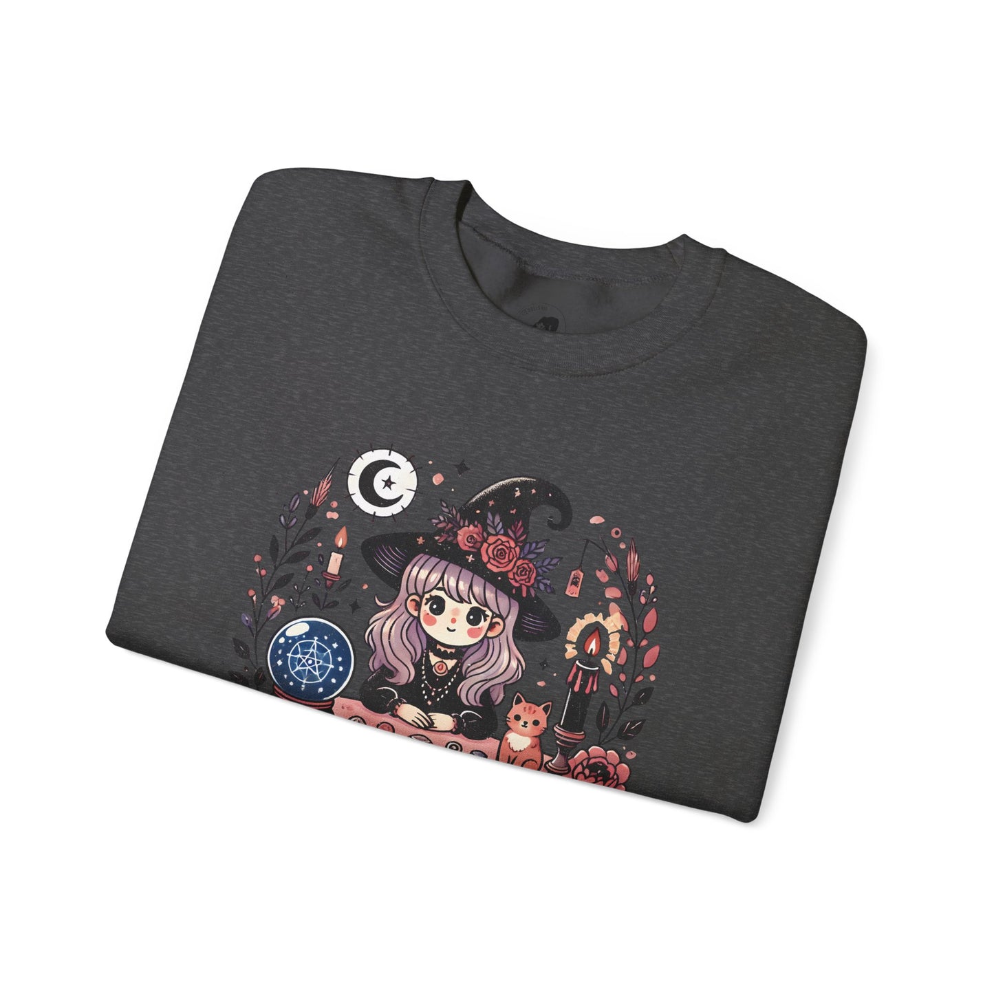 Fortune Favors The Witchy - Unisex Crewneck Sweatshirt