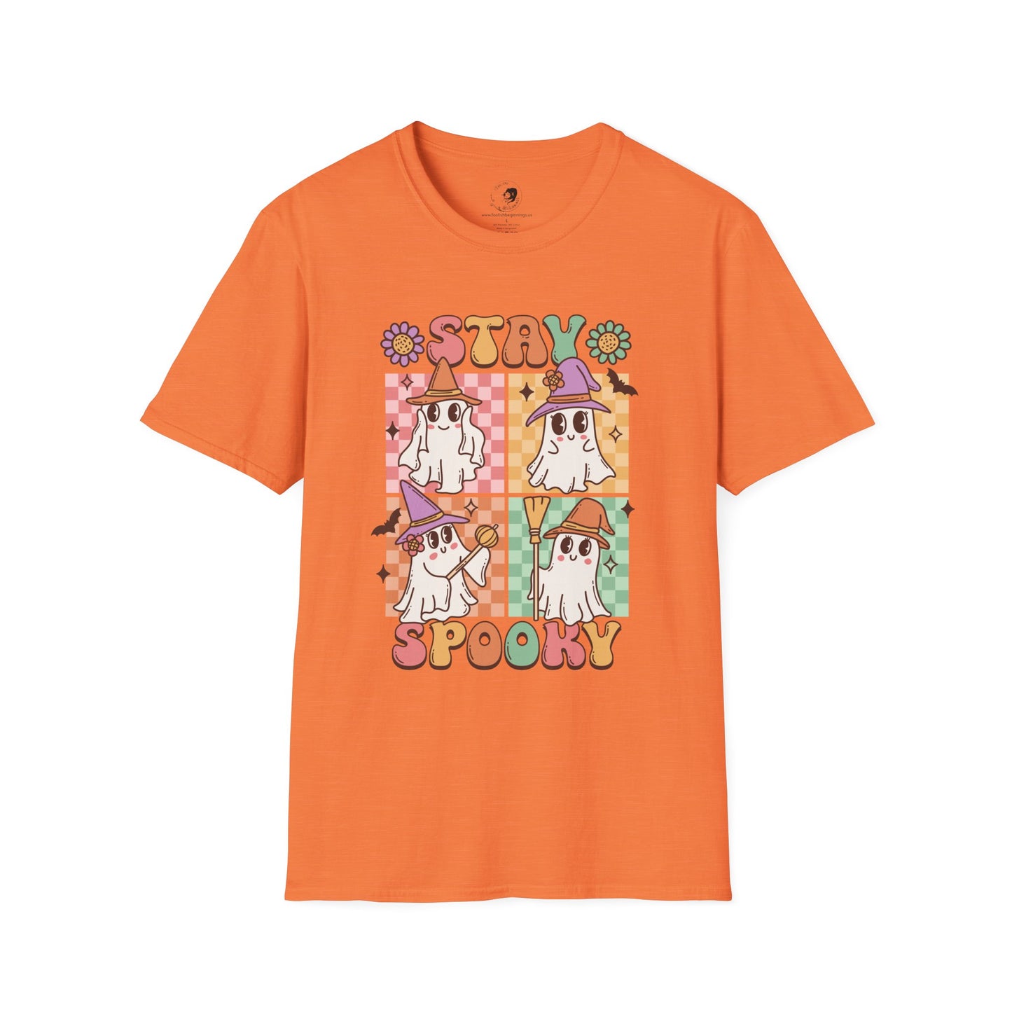 Stay Spooky (FLORAL) - Unisex Softstyle Shirt for the Soft Spookster
