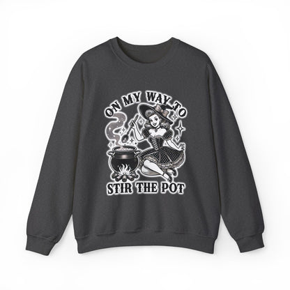 On My Way To Stir The Pot - Unisex Crewneck Sweatshirt