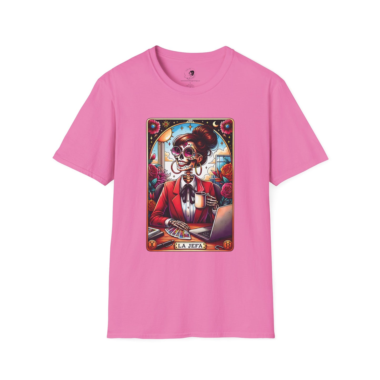 La Jefa - TAROT REEADERS - Tarot Inspired Unisex Softstyle Shirt