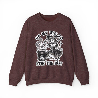 On My Way To Stir The Pot - Unisex Crewneck Sweatshirt