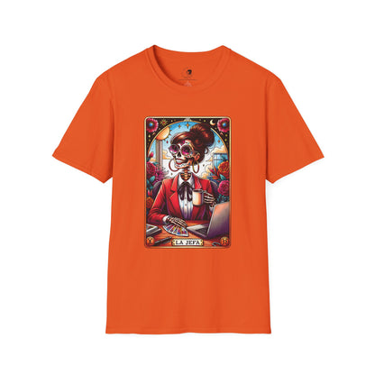 La Jefa - TAROT REEADERS - Tarot Inspired Unisex Softstyle Shirt
