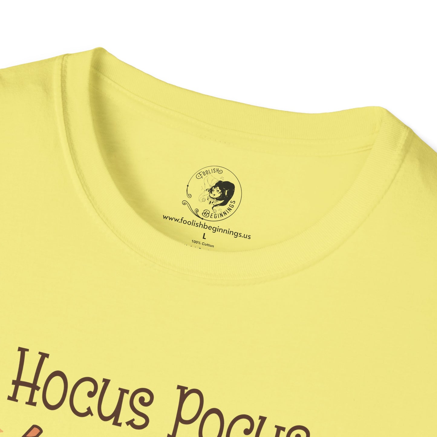 Hocus Pocus I Need COFFEE To Focus - Unisex Softstyle Shirt for the Soft Spookster