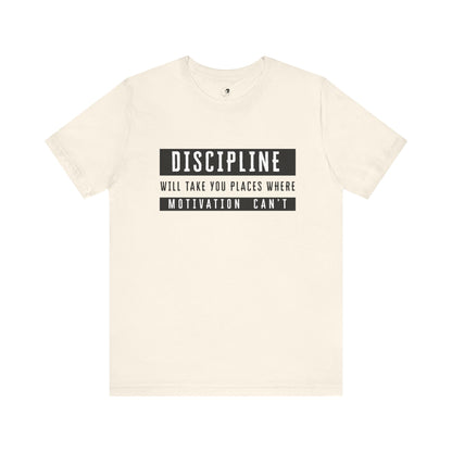 DISCIPLINE - Unisex Jersey Short Sleeve Tee
