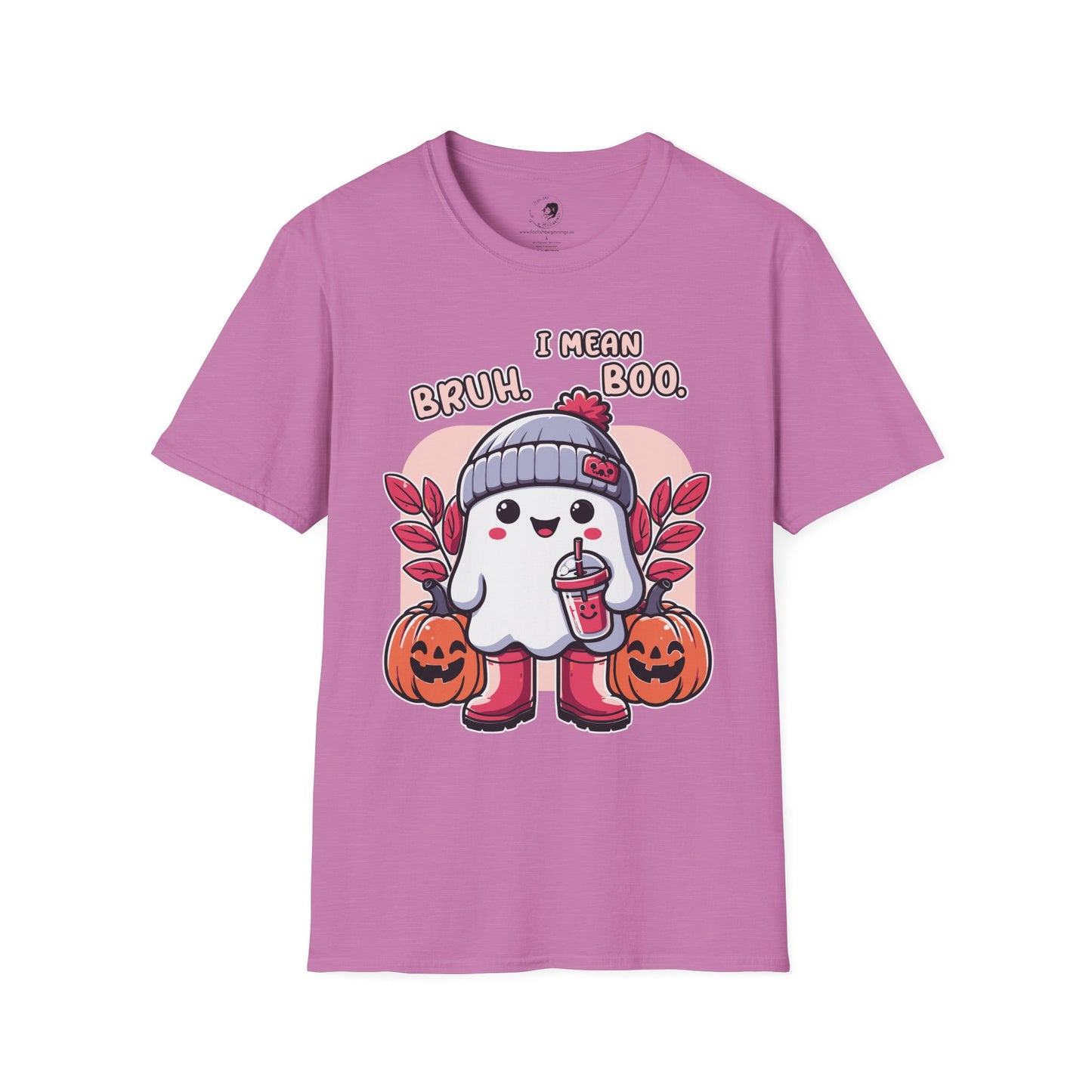 BRUH... I Mean BOO! - Unisex Softstyle Shirt for the Soft Spookster