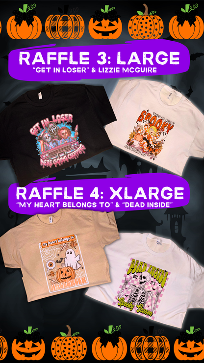 $2 RAFFLE HALLOWEEN TEES