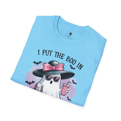 I Put The BOO In BOUJIE - Unisex Softstyle Shirt for the Soft Spookster