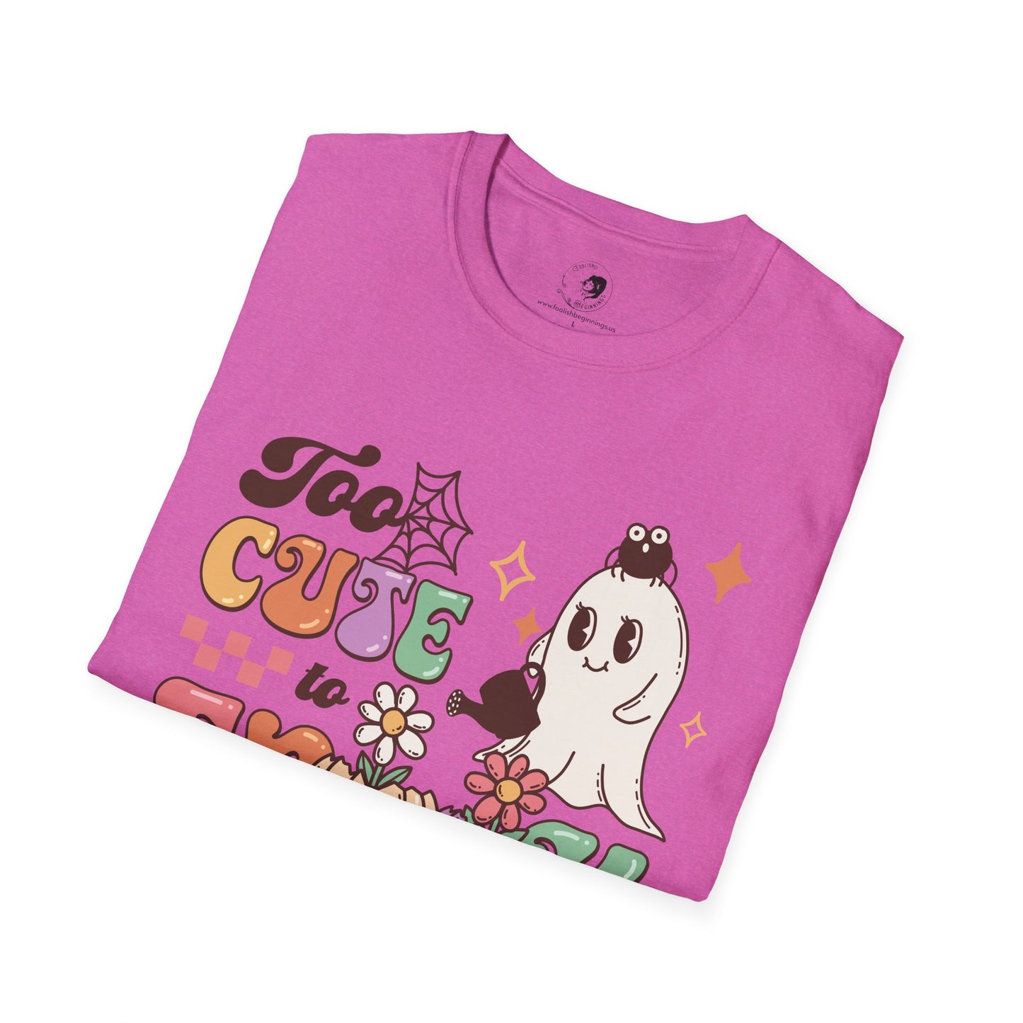 Too Cute To Spook - Unisex Softstyle Shirt for the Soft Spookster