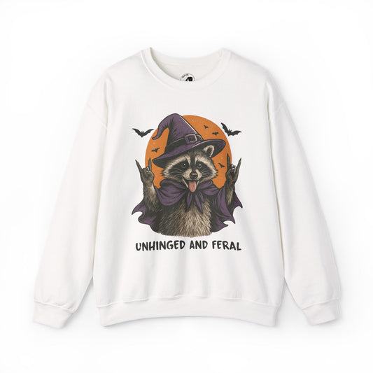 Unhinged and Feral - Unisex Crewneck Sweatshirt