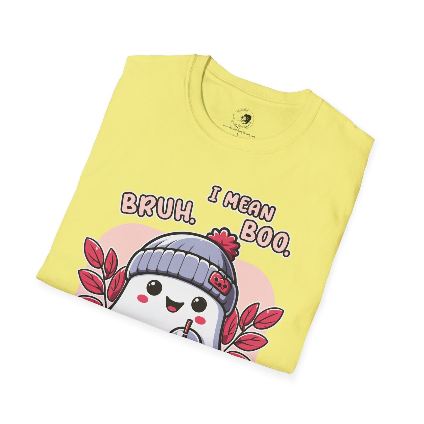 BRUH... I Mean BOO! - Unisex Softstyle Shirt for the Soft Spookster