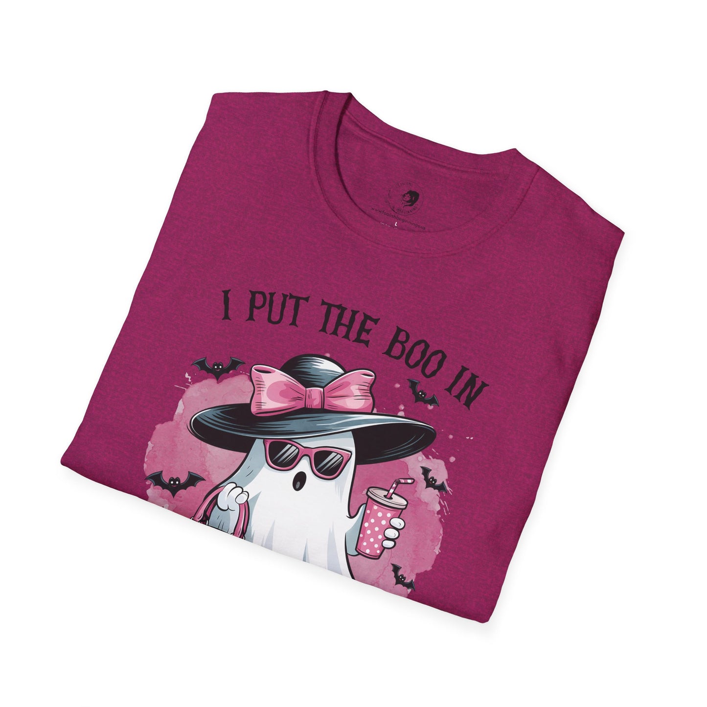 I Put The BOO In BOUJIE - Unisex Softstyle Shirt for the Soft Spookster