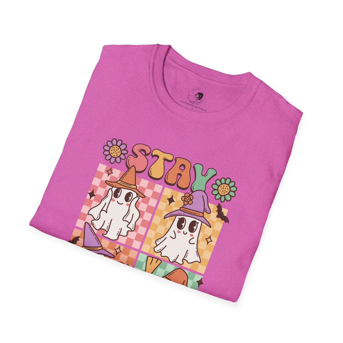 Stay Spooky (FLORAL) - Unisex Softstyle Shirt for the Soft Spookster
