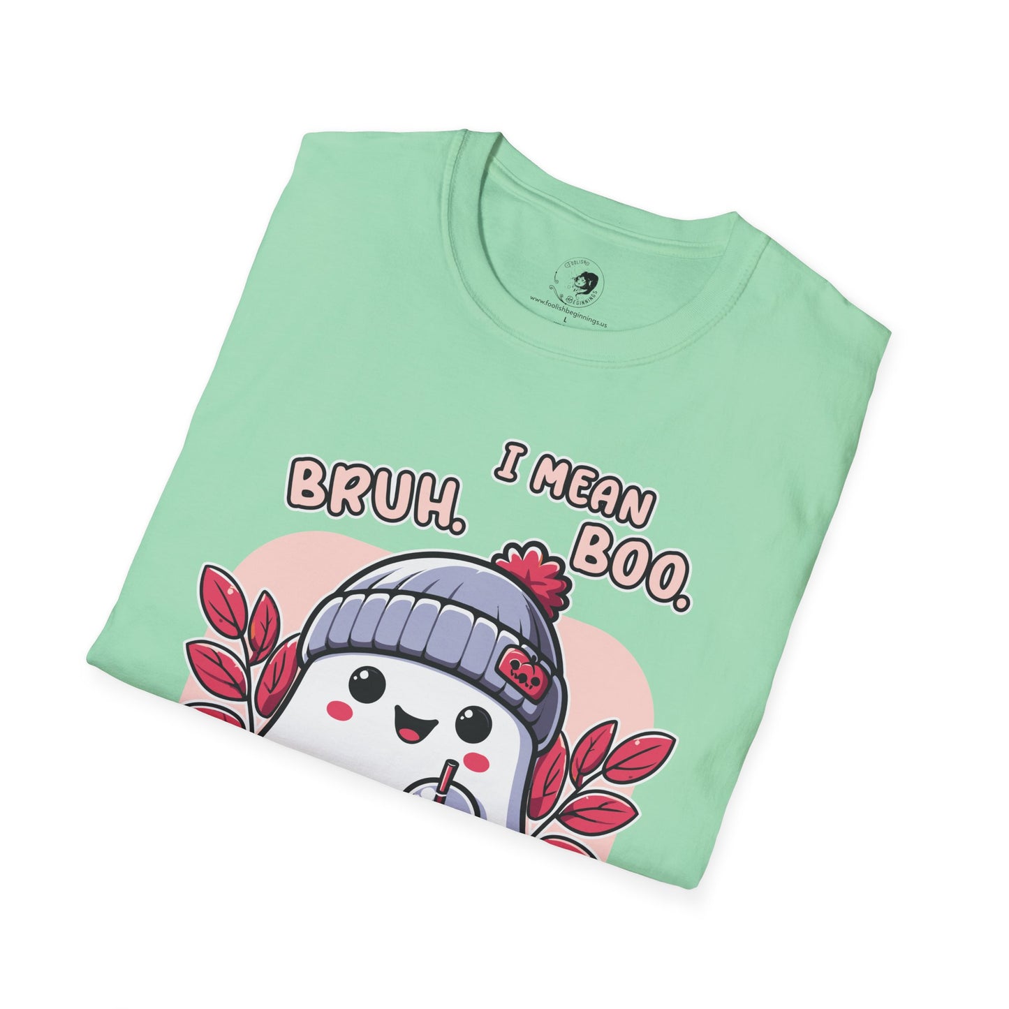 BRUH... I Mean BOO! - Unisex Softstyle Shirt for the Soft Spookster