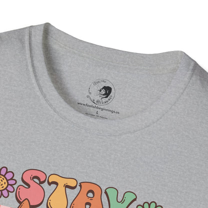 Stay Spooky (FLORAL) - Unisex Softstyle Shirt for the Soft Spookster