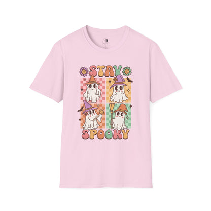 Stay Spooky (FLORAL) - Unisex Softstyle Shirt for the Soft Spookster