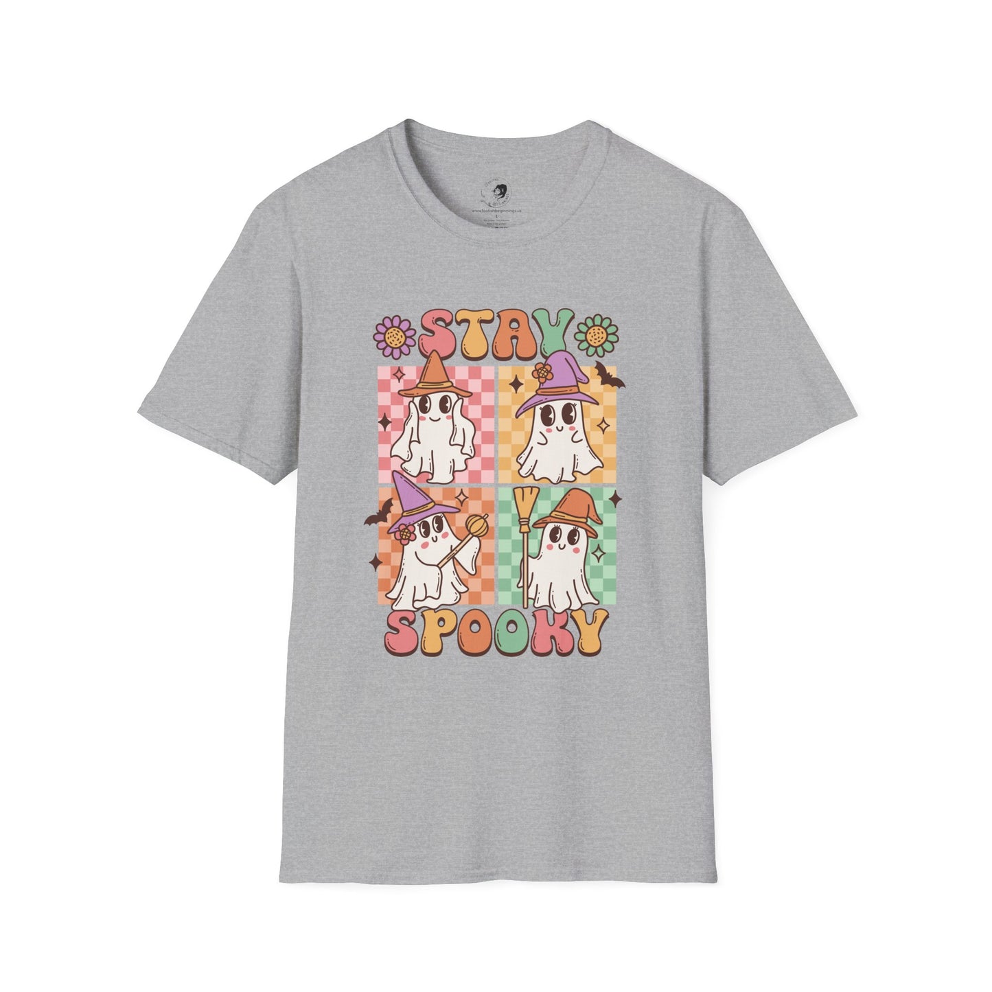 Stay Spooky (FLORAL) - Unisex Softstyle Shirt for the Soft Spookster