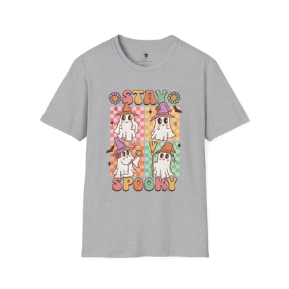 Stay Spooky (FLORAL) - Unisex Softstyle Shirt for the Soft Spookster