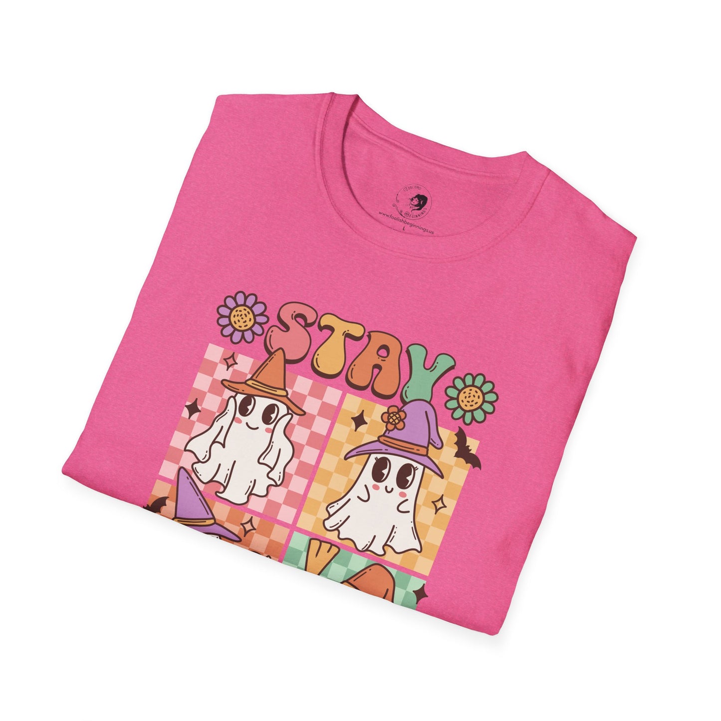 Stay Spooky (FLORAL) - Unisex Softstyle Shirt for the Soft Spookster