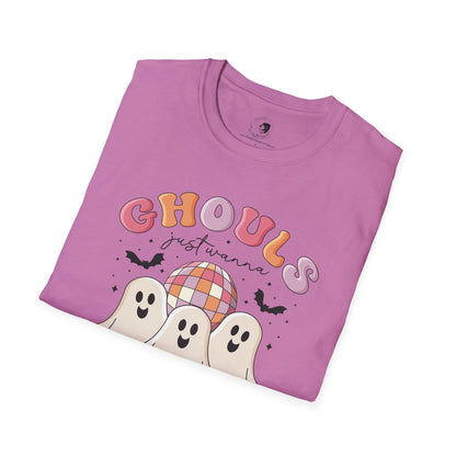 GHOULS Just Wanna Have FUN - Unisex Softstyle Shirt for the Soft Spookster
