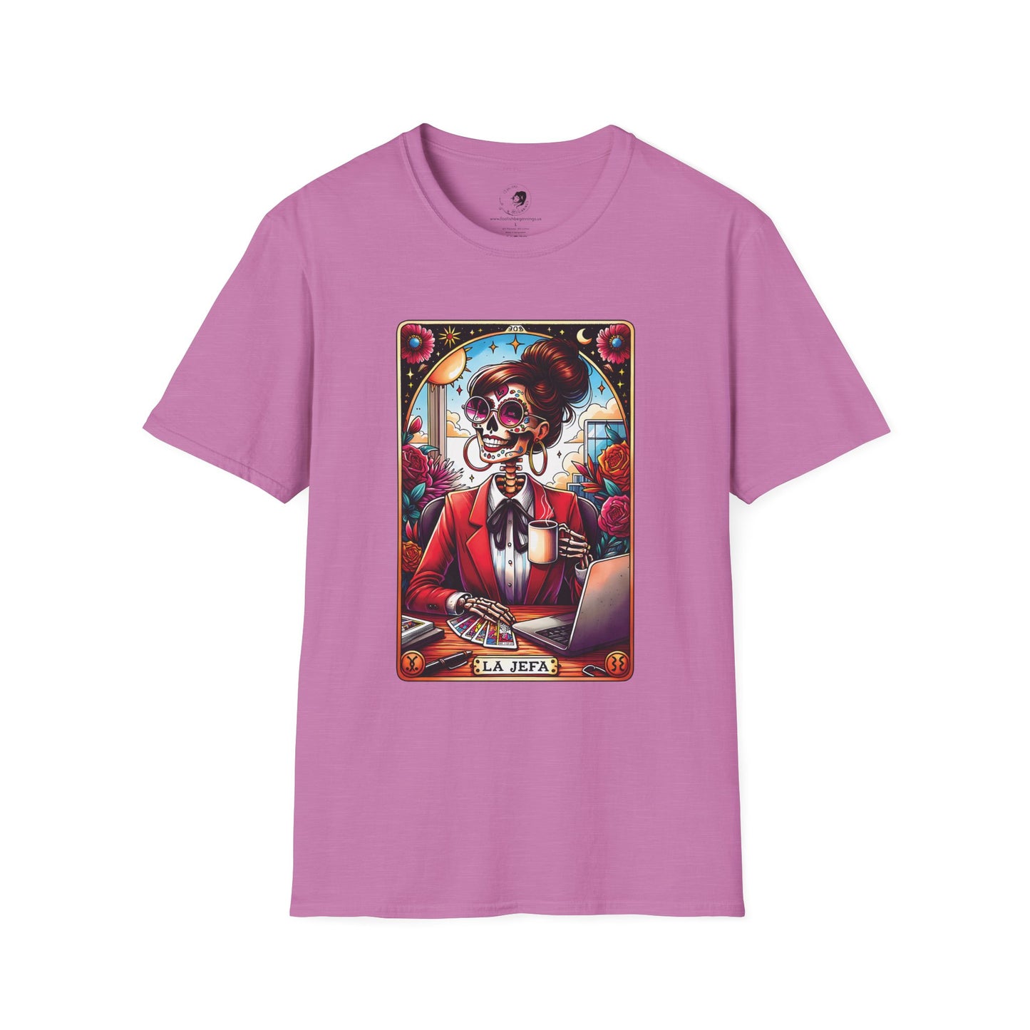 La Jefa - TAROT REEADERS - Tarot Inspired Unisex Softstyle Shirt