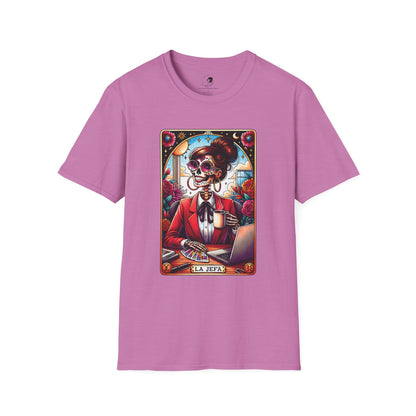 La Jefa - TAROT REEADERS - Tarot Inspired Unisex Softstyle Shirt