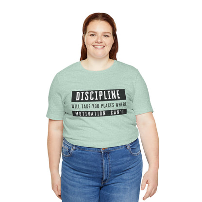 DISCIPLINE - Unisex Jersey Short Sleeve Tee