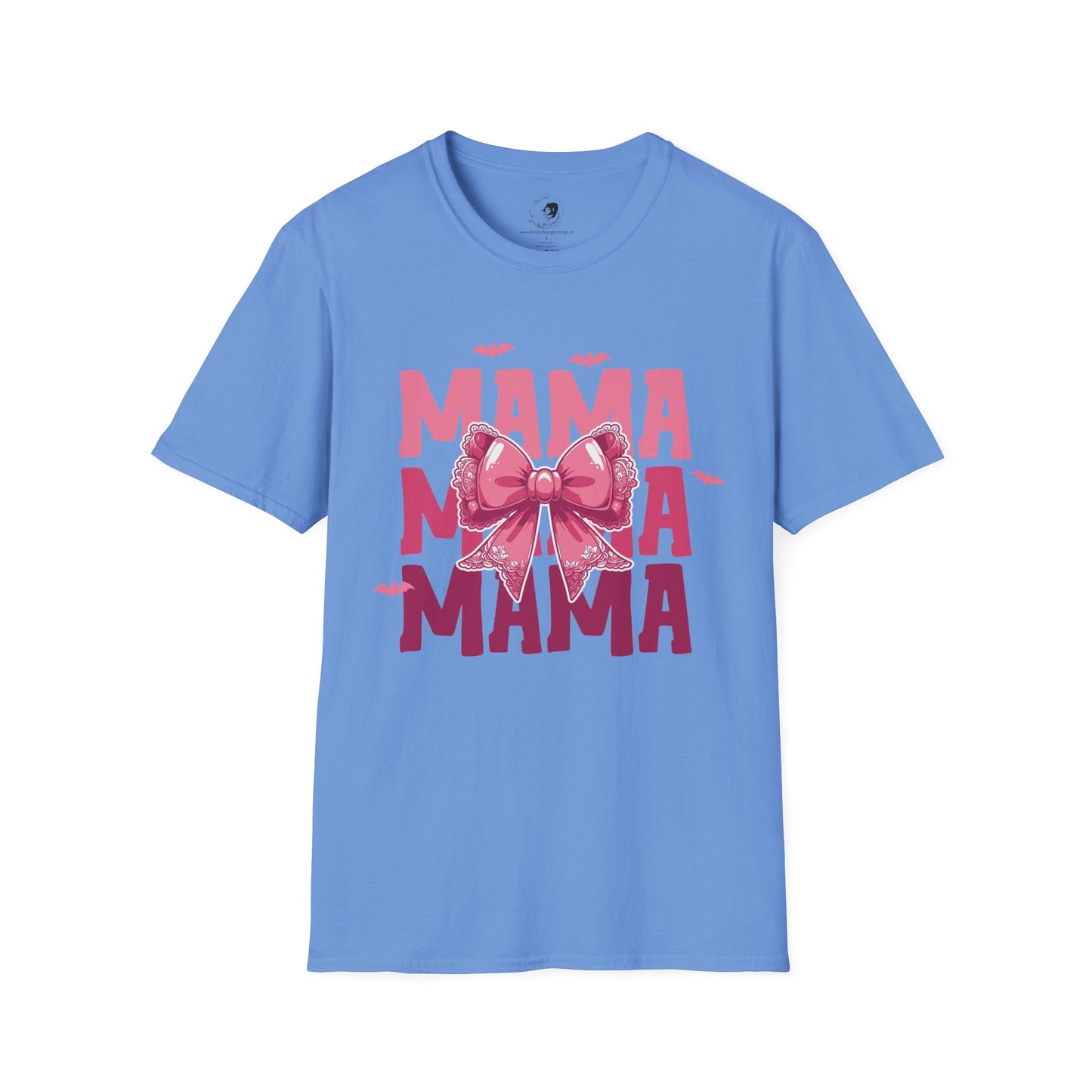 Mama with Pink Bow - Mama Dearest Collection Unisex Softstyle Shirt