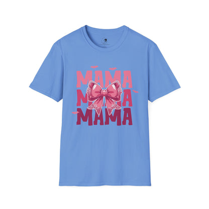 Mama with Pink Bow - Mama Dearest Collection Unisex Softstyle Shirt
