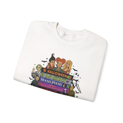 Retro 90's Halloween VHS Tapes Unisex Crewneck Sweatshirt