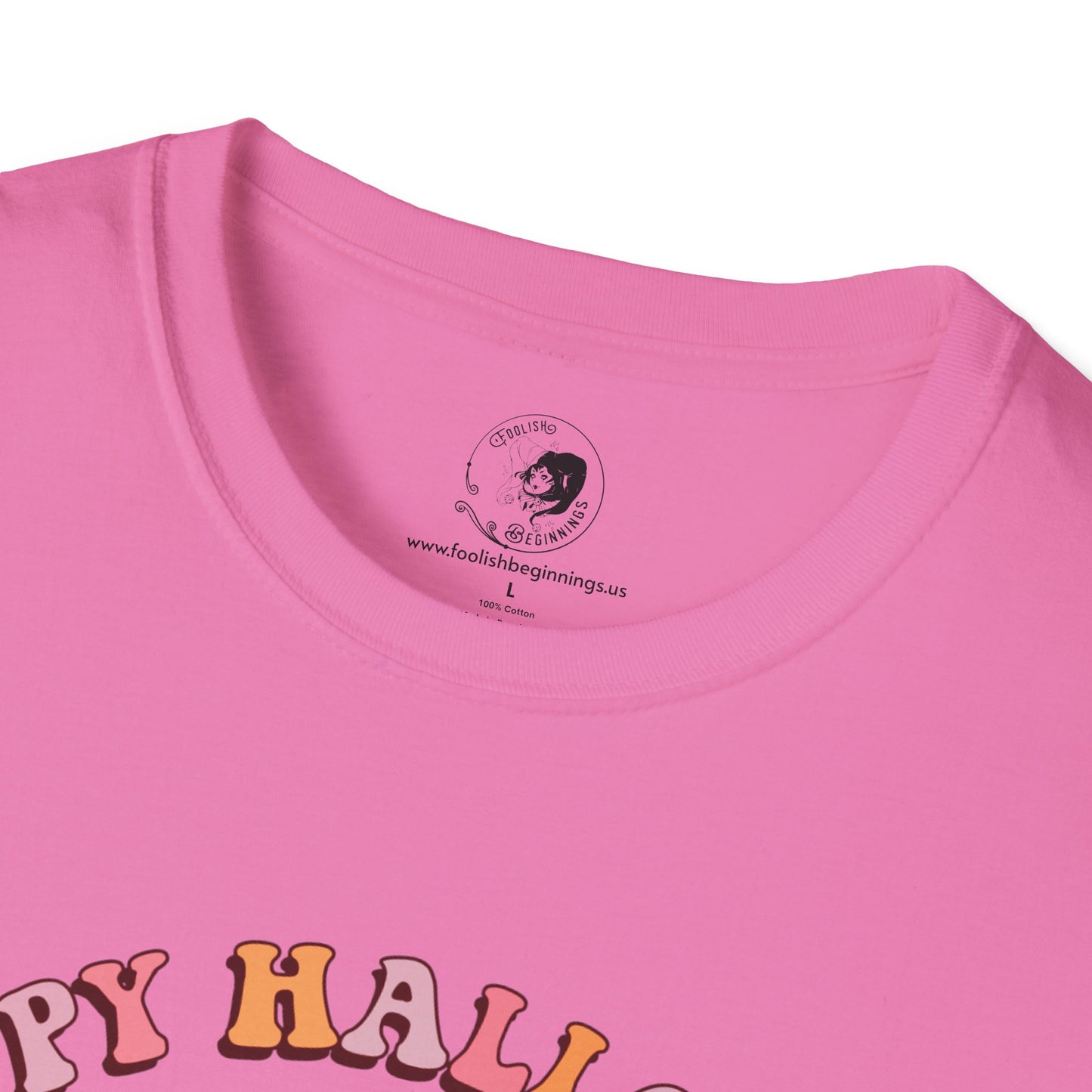 Happy Halloween! Trick or Treat - Unisex Softstyle Shirt for the Soft Spookster