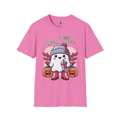 BRUH... I Mean BOO! - Unisex Softstyle Shirt for the Soft Spookster