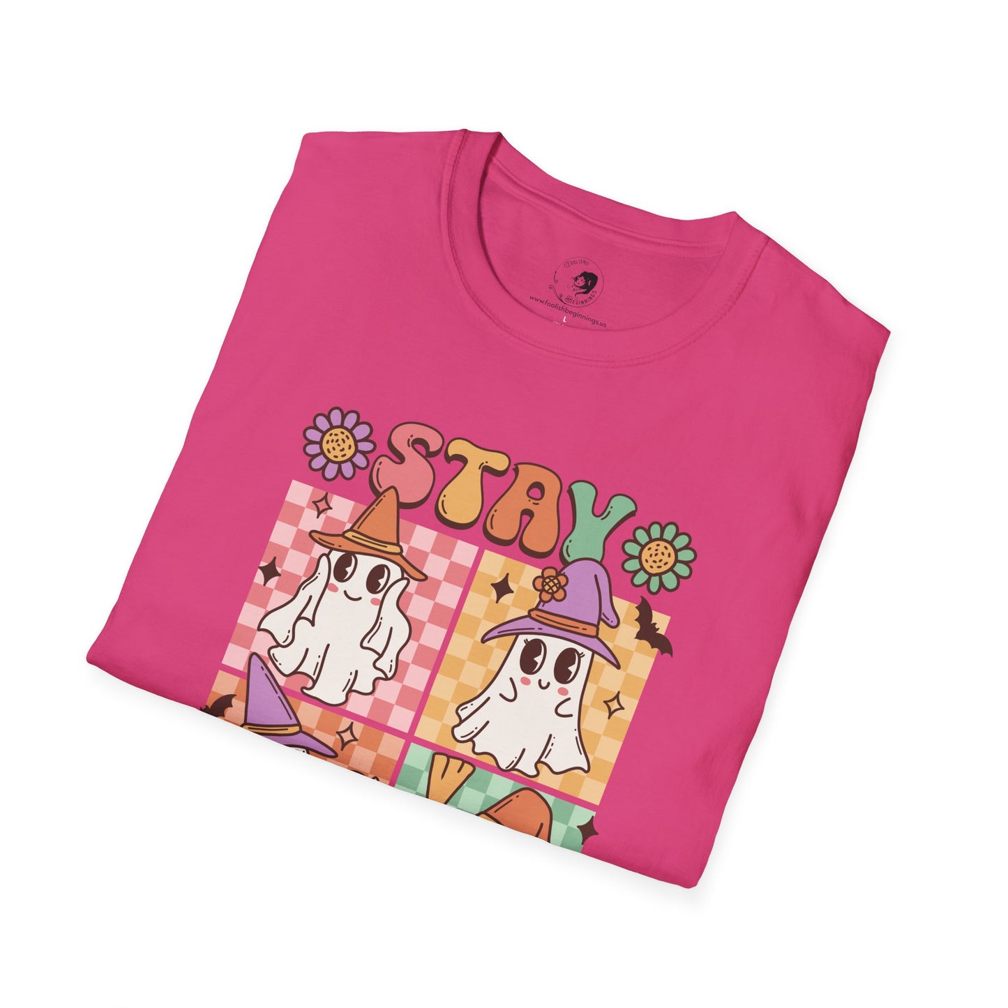 Stay Spooky (FLORAL) - Unisex Softstyle Shirt for the Soft Spookster