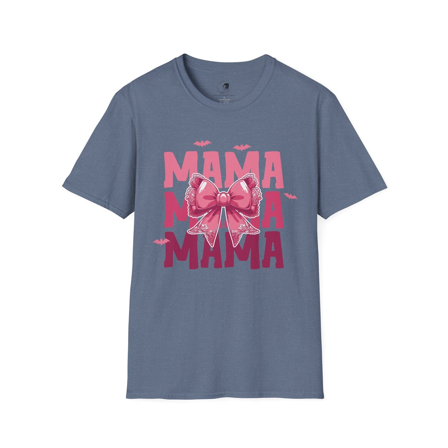 Mama with Pink Bow - Mama Dearest Collection Unisex Softstyle Shirt