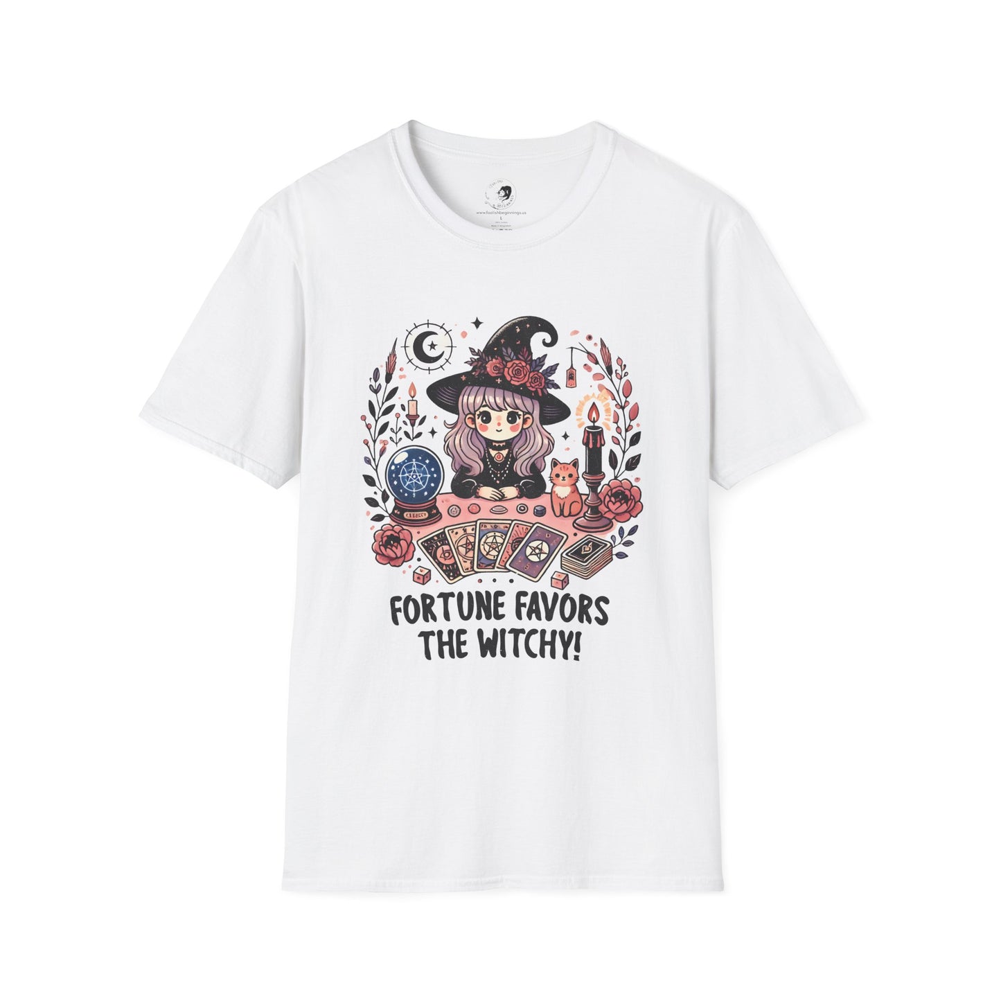 Fortune Favors the Witchy - Unisex Softstyle Shirt