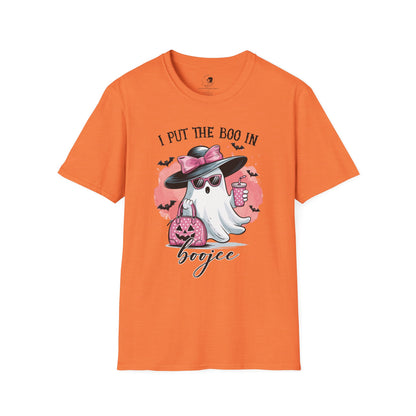 I Put The BOO In BOUJIE - Unisex Softstyle Shirt for the Soft Spookster