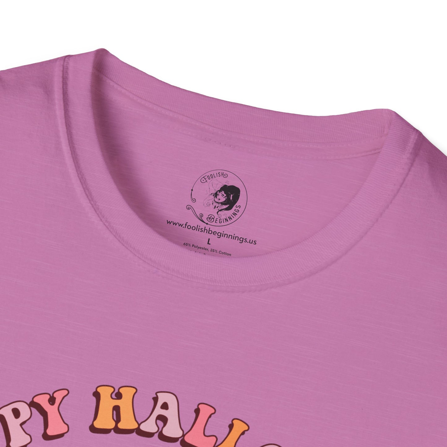 Happy Halloween! Trick or Treat - Unisex Softstyle Shirt for the Soft Spookster
