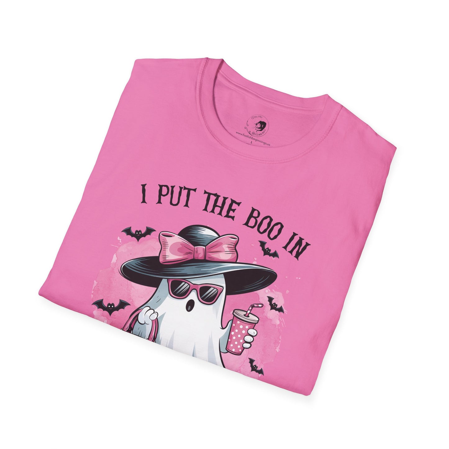 I Put The BOO In BOUJIE - Unisex Softstyle Shirt for the Soft Spookster