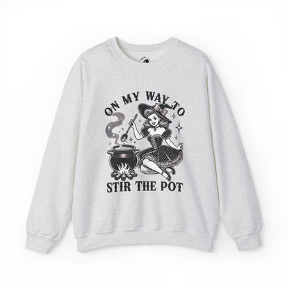 On My Way To Stir The Pot - Unisex Crewneck Sweatshirt