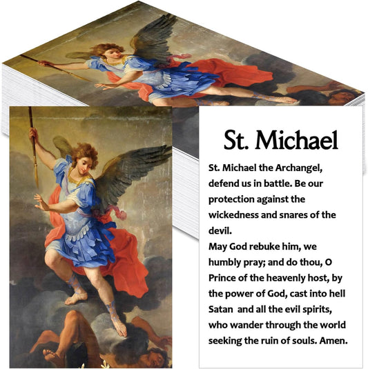 St. Michael The Archangel Prayer Card