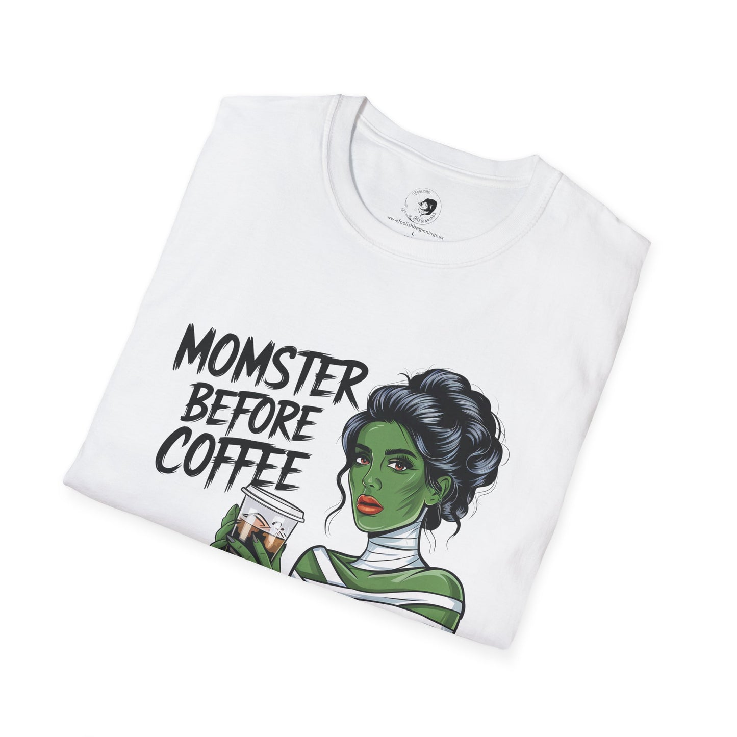 MOMSTER Before Coffee - Mama Dearest Collection Unisex Softstyle Shirt