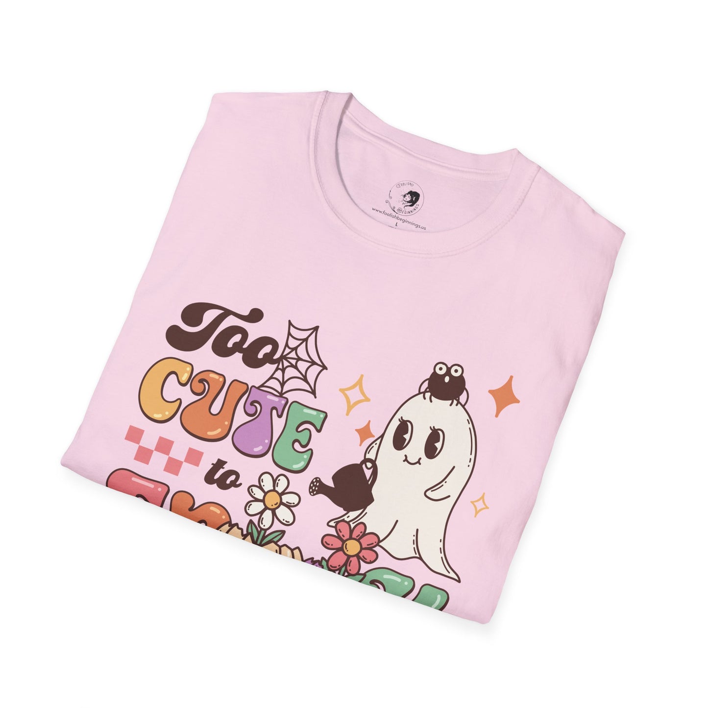 Too Cute To Spook - Unisex Softstyle Shirt for the Soft Spookster