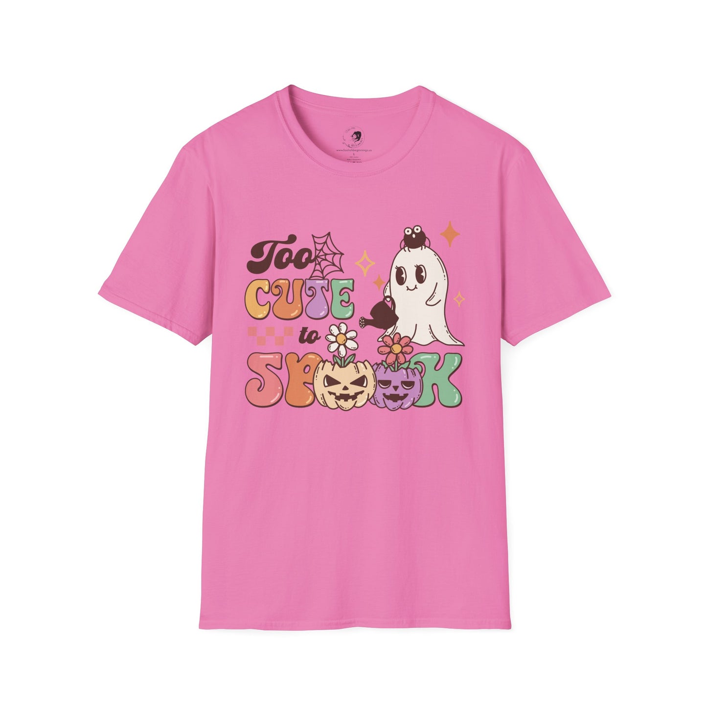 Too Cute To Spook - Unisex Softstyle Shirt for the Soft Spookster