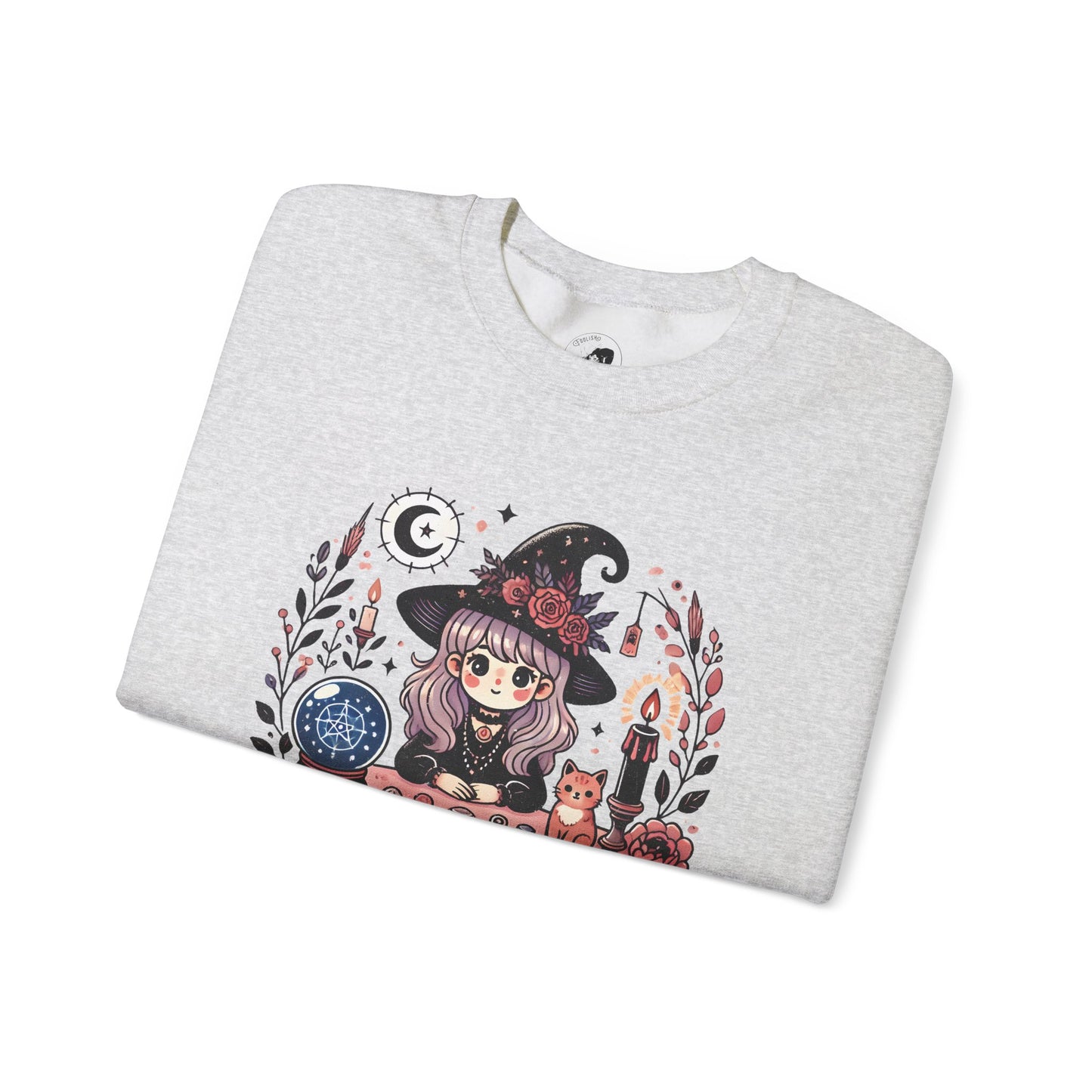 Fortune Favors The Witchy - Unisex Crewneck Sweatshirt