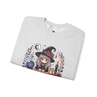 Fortune Favors The Witchy - Unisex Crewneck Sweatshirt