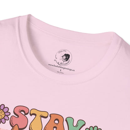 Stay Spooky (FLORAL) - Unisex Softstyle Shirt for the Soft Spookster