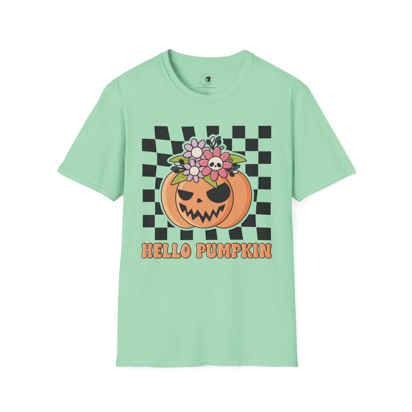 Hello Pumpkin - Unisex Softstyle Shirt for the Soft Spookster