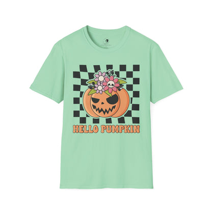 Hello Pumpkin - Unisex Softstyle Shirt for the Soft Spookster