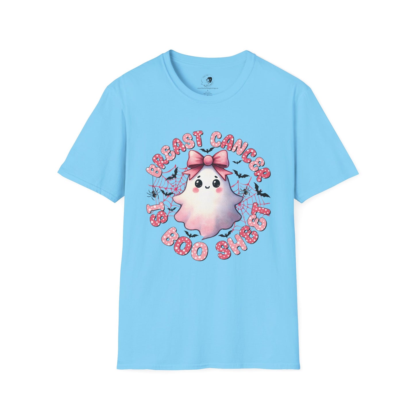 Breast Cancer is BOO SHEET - Unisex Softstyle Shirt for the Soft Spookster
