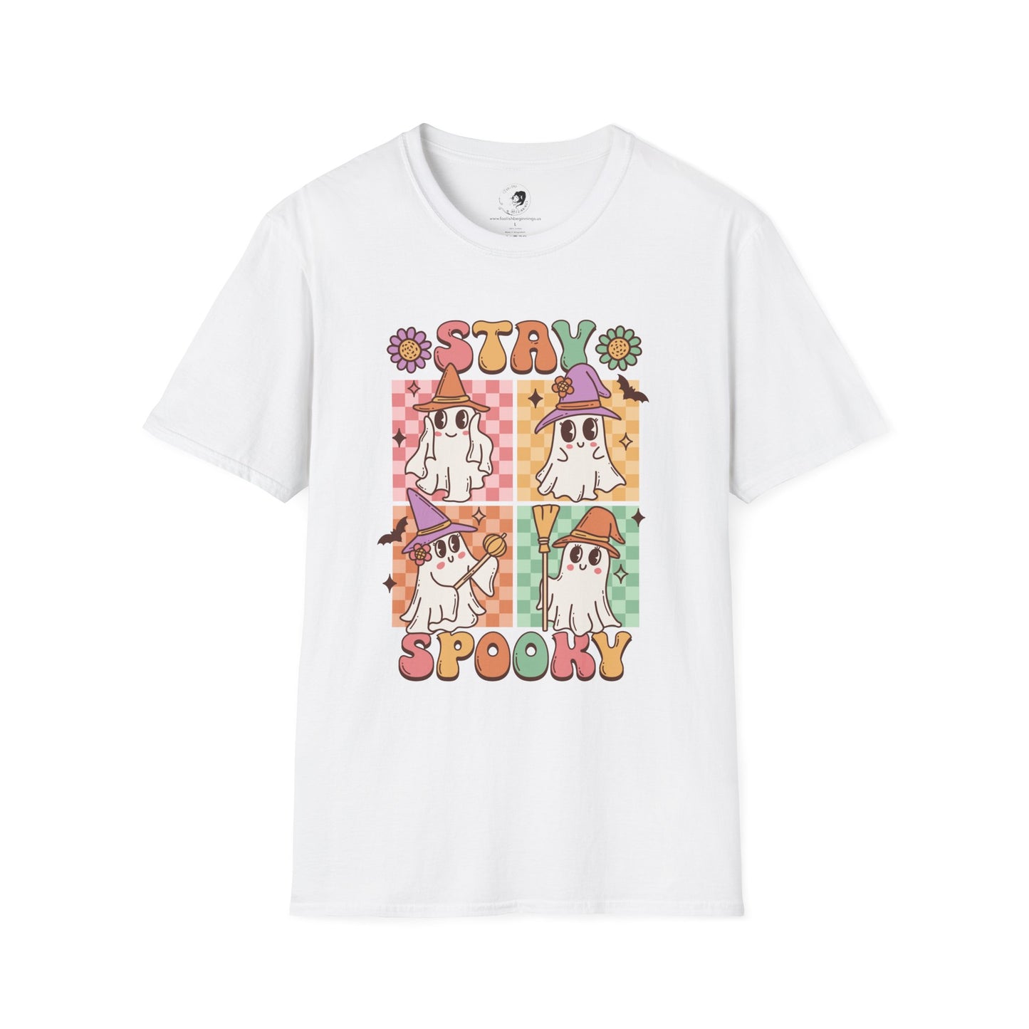 Stay Spooky (FLORAL) - Unisex Softstyle Shirt for the Soft Spookster